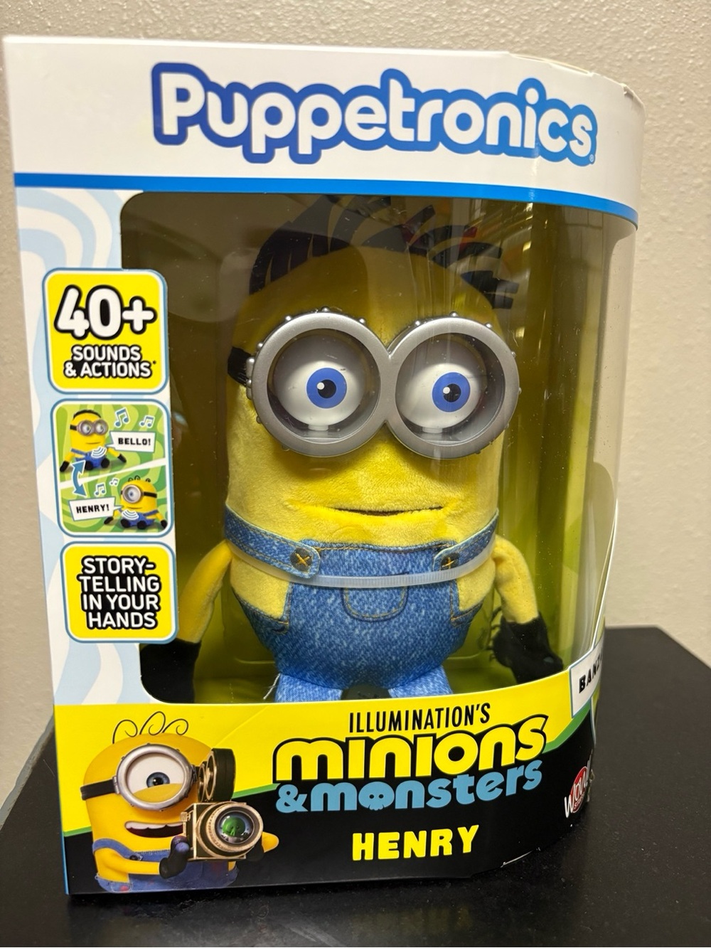 Puppetronics Henry Interactive Minion Plush - Yellow